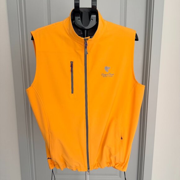 Peter Millar Element 4 Wind Block Golf Vest Mens L Casual Outdoors Beaver Creek - Picture 3 of 10